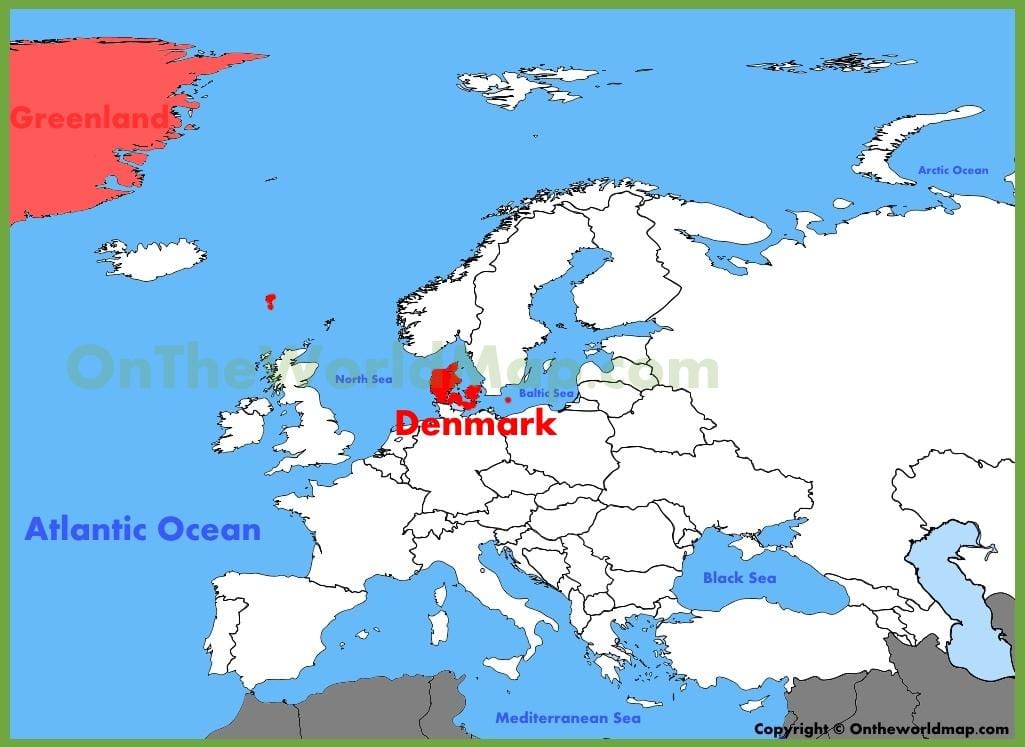 Avrupa'nın Kopenhag Danimarka göster