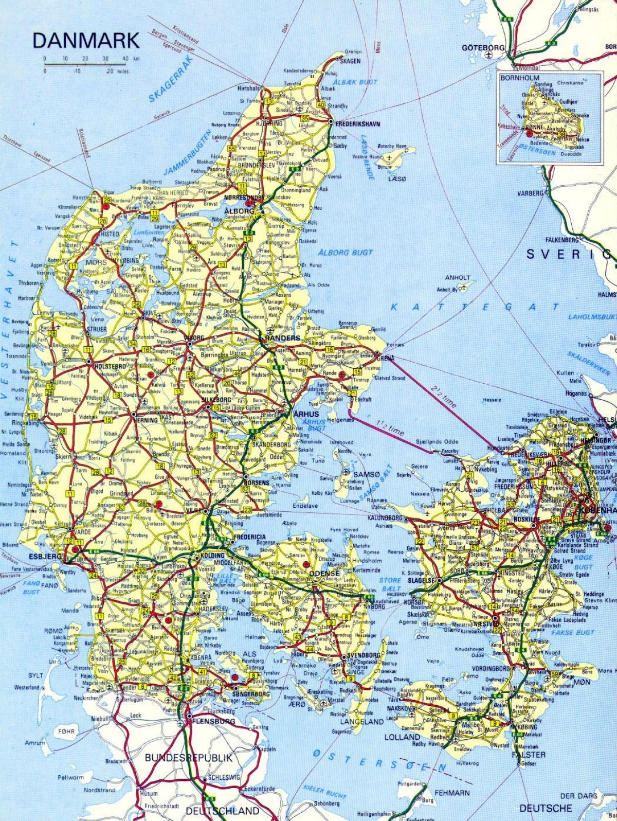 Yol haritası Danimarka