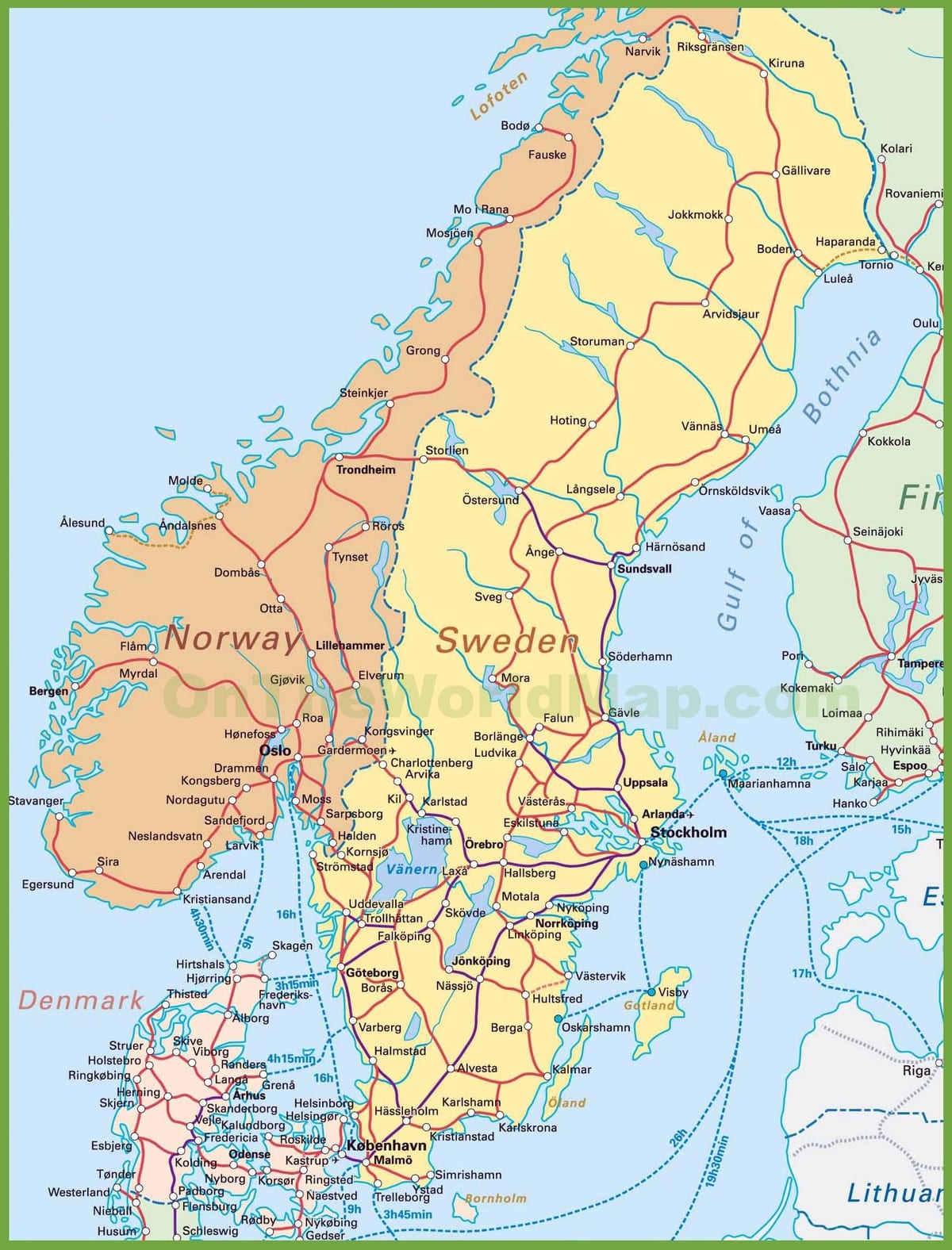 Danimarka ve Norveç göster