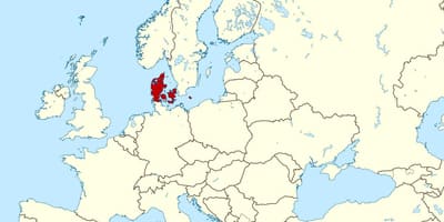 Danimarka harita dünya üzerindeki konumu 