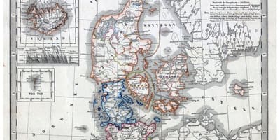 Danimarka eski harita 