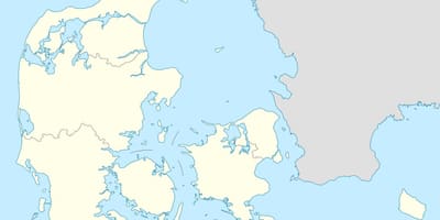 Danimarka vektör harita 