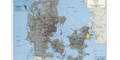 Danimarka harita Uluslararası Havaalanı 