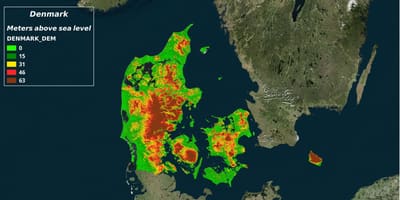 Danimarka haritası iklim 