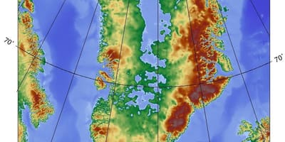 Danimarka harita topografik